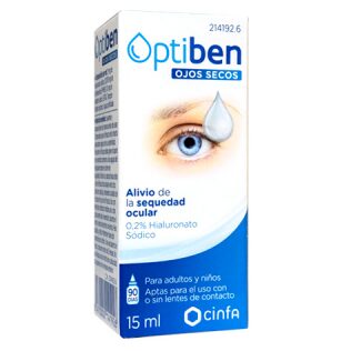 OPTIBEN OJOS SECOS GOTAS 15ML
