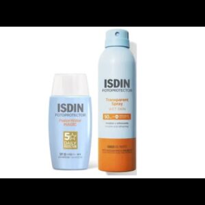 ISDIN FOTOPROTECTOR PACK FUSION WATER MAGIC PEDIATRICS SPF50 50ML + TRANSPARENT SPRAY WET SKIN PEDIATRICS SPF50+* (20%DTO)