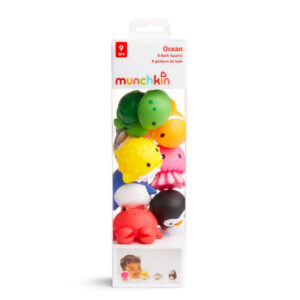MUNCHKINPACK OCEAN 8 ANIMALES MARINOS LANZACHORROS